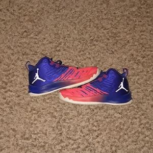 Blue and orange Jordan super.fly